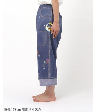 tsumori chisato SLEEP ツモリチサト ボトムス ルームウエア 8分丈 綿100%(本体) 楊柳素材 レディース UOT248 /ワコール コン