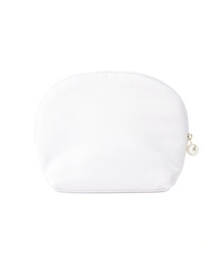 Maison de FLEUR ドットチュールラウンドポーチ Off White