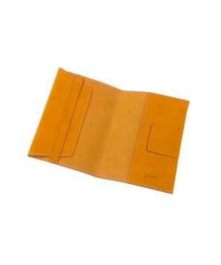 genten カットワーク ブックカバー イエロー