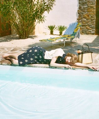 TOCCA 【洗える！】LILY OF THE VALLEY ドレス ネイビー系7