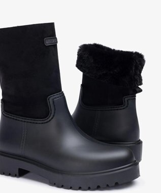 BONTRE 【UNISA/ウニサ】ファーラバーブーツ/GASCON-UA ブラック