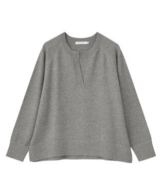 AMERICAN HOLIC バイパチカフタンラグランニットプルオーバー Light Gray Mixture