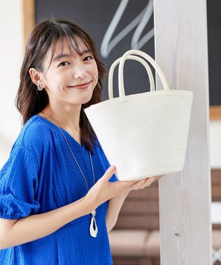 Tiaclasse 【新色追加】テーパードコロールバッグ ホワイト