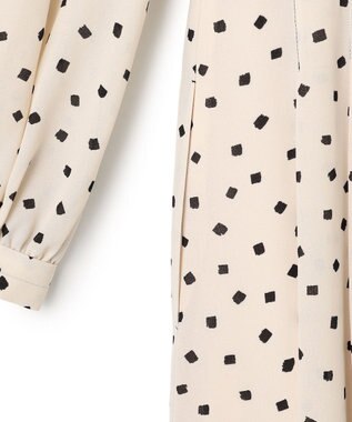 TOCCA 【八木アリサさん着用】【消臭】PROMISE RIBBON ROSETTE ドット柄ドレス アイボリー系5