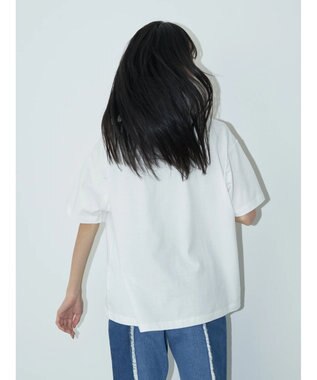 earth music&ecology Ｌｅｅ×ｅ．ｍ．ａ．ｅ　ＰＩＺＺＡ　ＴＥＥ Off White