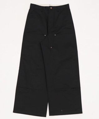 WEGO 別注RED　KAPタックワイドチノパンツ ブラック