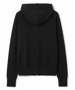 BEIGE， MONSTERA / ストレッチ フーデットニット Black