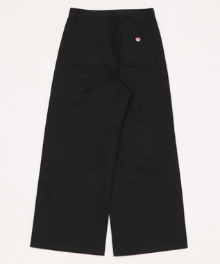 WEGO 別注RED　KAPタックワイドチノパンツ ブラック