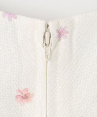 ANY KIDS フラワープリントワンピース エクリュ