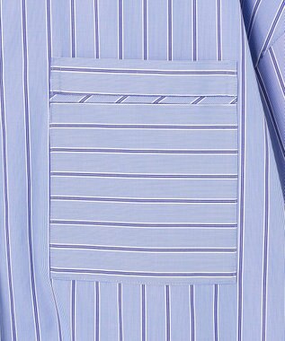 uncrave THOMAS MASON BIGシャツ ブルーストライプ