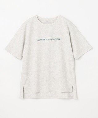 ANY L 【接触冷感】アソートプリントＴシャツ トップライトグレー