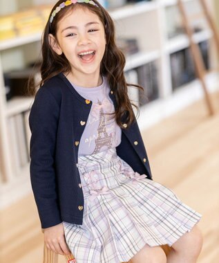 ANY KIDS フレンチモチーフ 長袖 Tシャツ サックスブルー