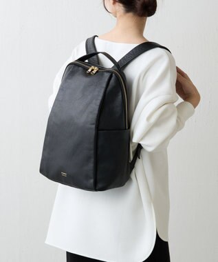 russet ＜背面メッシュ仕様＞レザーリュックサック(CE-1373) Black