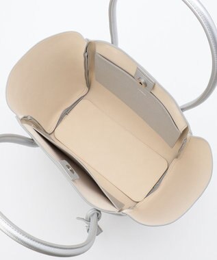 J.PRESS LADIES 【3点セット・A4サイズ収納可】クラシック マトリョーシカ トートバッグ シルバー系