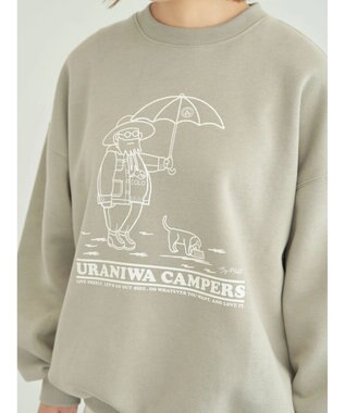 CRAFT STANDARD BOUTIQUE ＵＲＡＮＩＷＡ　ＣＡＭＰＥＲＳ　ＳＷＥＡＴ Gray Beige