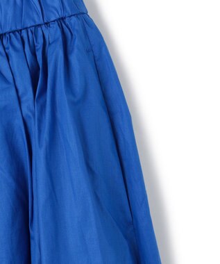 UNFILO コットンローン ボリュームスカート ブルー