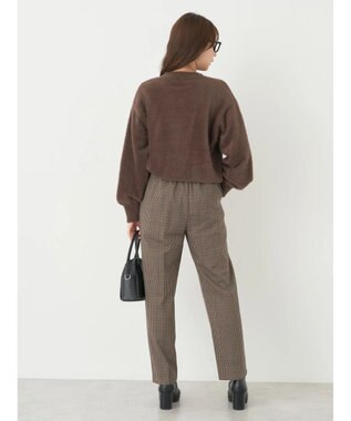 earth music&ecology ミニシャギープルオーバー Brown