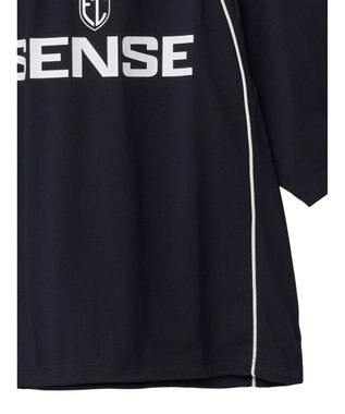 CRAFT STANDARD BOUTIQUE 接触冷感/UVカット/イージーケア/ストレッチ/ゲームシャツ-B Navy