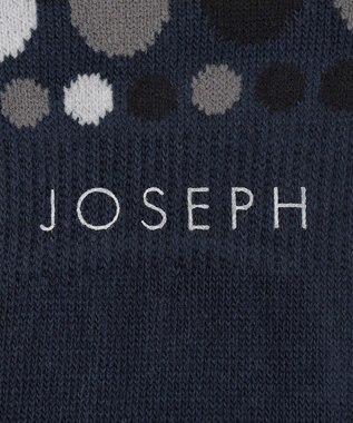 JOSEPH HOMME ポルカドットカバー　フットカバー ダルブルー系