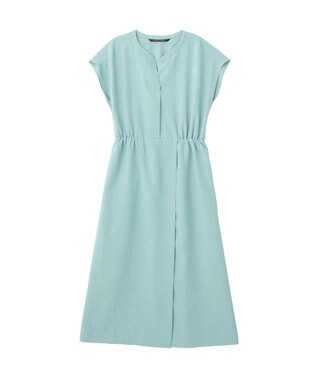 YECCA VECCA リネンライクスキッパーワンピース Green