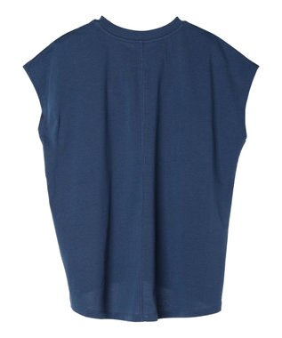 AMERICAN HOLIC 接触冷感フレンチスリーブカットプルオーバー Blue