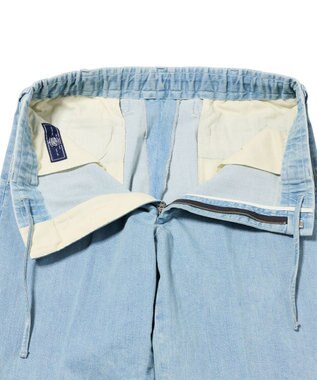 J.PRESS MEN 【J.PRESS ORIGINALS】【UNISEX】Washed Piped Stem DENIM サックスブルー系