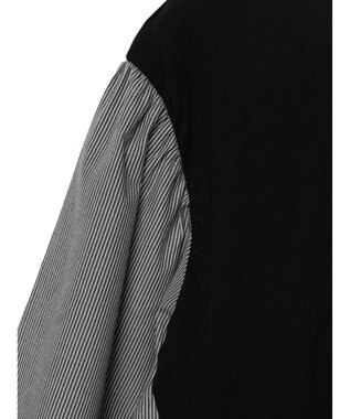 Green Parks 脇リボンドッキングプルオーバー Black