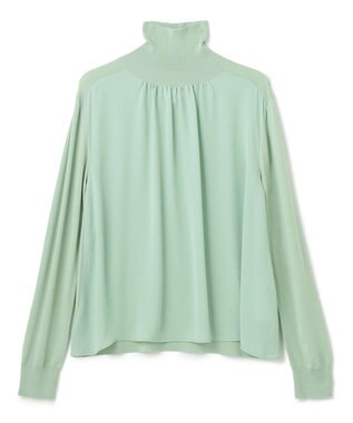 BEIGE， 【WEB限定・S-size】KINABALU / ジョーゼットニット Sage