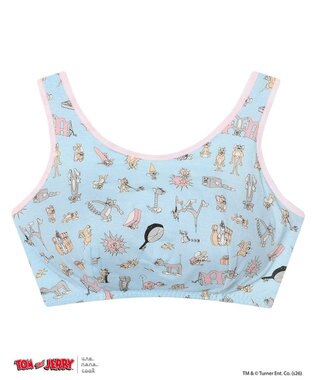 une nana cool トムとジェリー × une nana cool ナイトアップブラ サックス