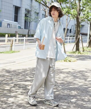 WEGO 【ユニセックス着用ITEM/シワになりにくい】イージーケアオックスフォードシャツ（S） グリーンストライプ