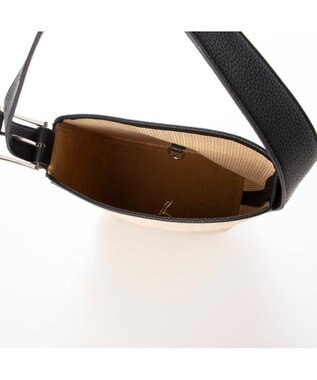 UNBILLION カシュカシュ cachecache / 雑材風アシンメトリートート ブラック