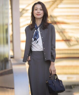 J.PRESS LADIES 【WEB限定】2way vintage スカーフリング シルバー系