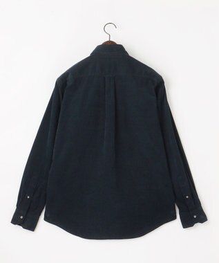 JOSEPH ABBOUD 【キングサイズ・ストレッチ】コーデュロイ シャツ ネイビー系