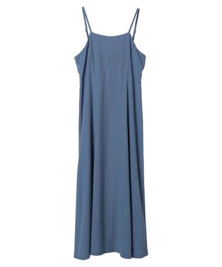 earth music&ecology ＳＥＴ２点　フリルショルダーツーピースワンピース Blue