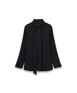 JOSEPH ライトクレープ　ブラウス Black