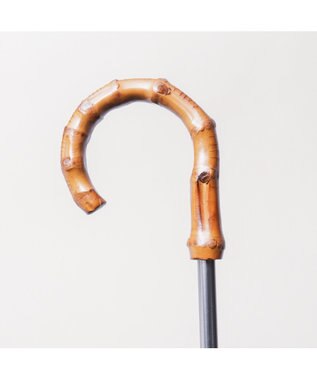 ATRENA 体感-10℃コカゲル晴雨兼用 スライド式ロングアンブレラ ブラック×ブルー