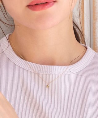 Phoebe 【K10】プランプコインペンダントネックレス/全長:40cm