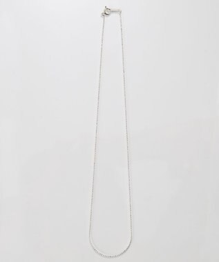 Phoebe 【SV925】シルキーシャインボールチェーンネックレス シルバー