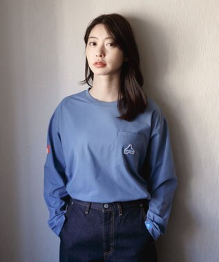 SHARE PARK LADIES 【UVケア・吸水速乾・ストレッチ・軽量 】エンブレムTシャツ（S・Mサイズ） ブルー系