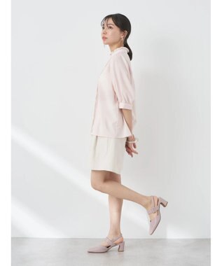 earth music&ecology フリルキュロットパンツ Ivory