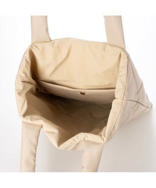 UNBILLION カシュカシュ cachecache / 合皮×ナイロンリバーシブルトート アイボリー