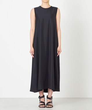 NAVE 【ReNAVE・セットアップ可/洗える/UVケア/接触冷感】フィブリルシャンブレーワンピース ブラック系