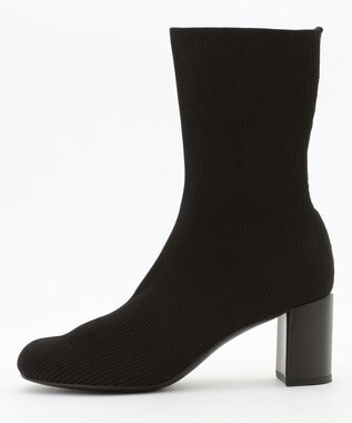 steppi 【防水 / 洗える】オブリークトゥ ブーツ ブラック