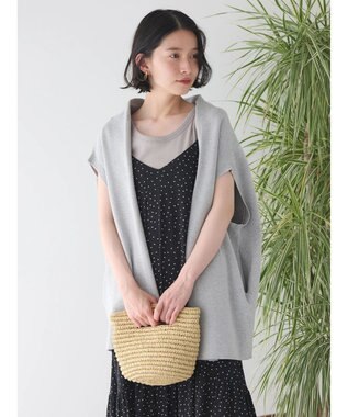 AMERICAN HOLIC ニュアンスニットジレ Light Gray Mixture