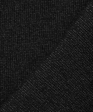 ICB 【WEB限定カラーあり・先行予約】 ブロードステッチリブ タンクトップ ブラックラメ