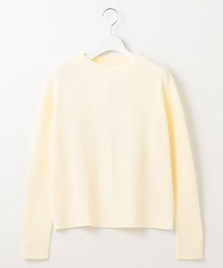 J.PRESS LADIES 【洗える】CLEAR COTTON BLEND ボトルネック ニット ホワイト系