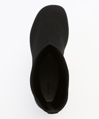 steppi 【防水 / 洗える】オブリークトゥ ブーツ ブラック