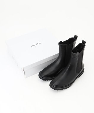 ANY 【軽くて疲れにくい！】サイドゴアブーツ ブラック系