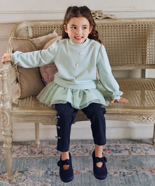 ANY KIDS  7days 裏シャギーガーリーパンツ インディゴ