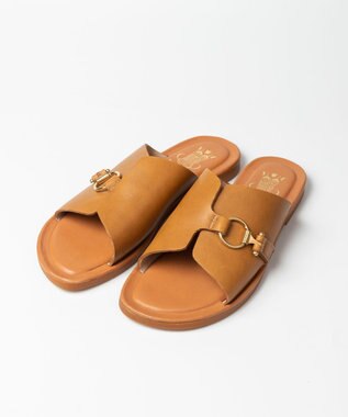 BONTRE 【BONTRE/ボントレ】ベルトフラットサンダル/20901-RS ブラウン